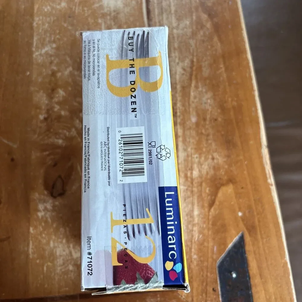 Luminarc 12 Piece Set 7 1/4